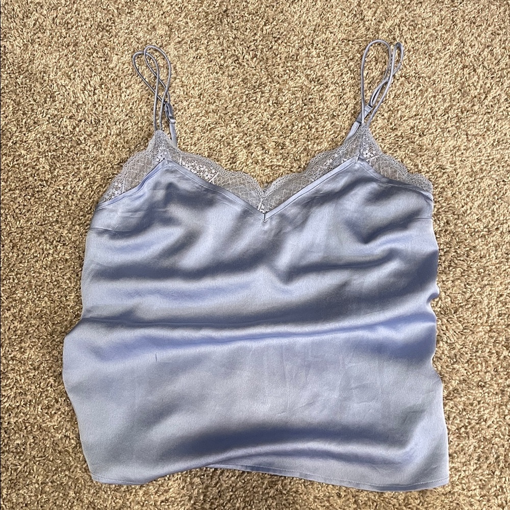 Abercrombie & Fitch Light Blue Lace Camisole